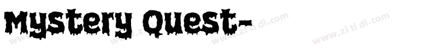 Mystery Quest字体转换